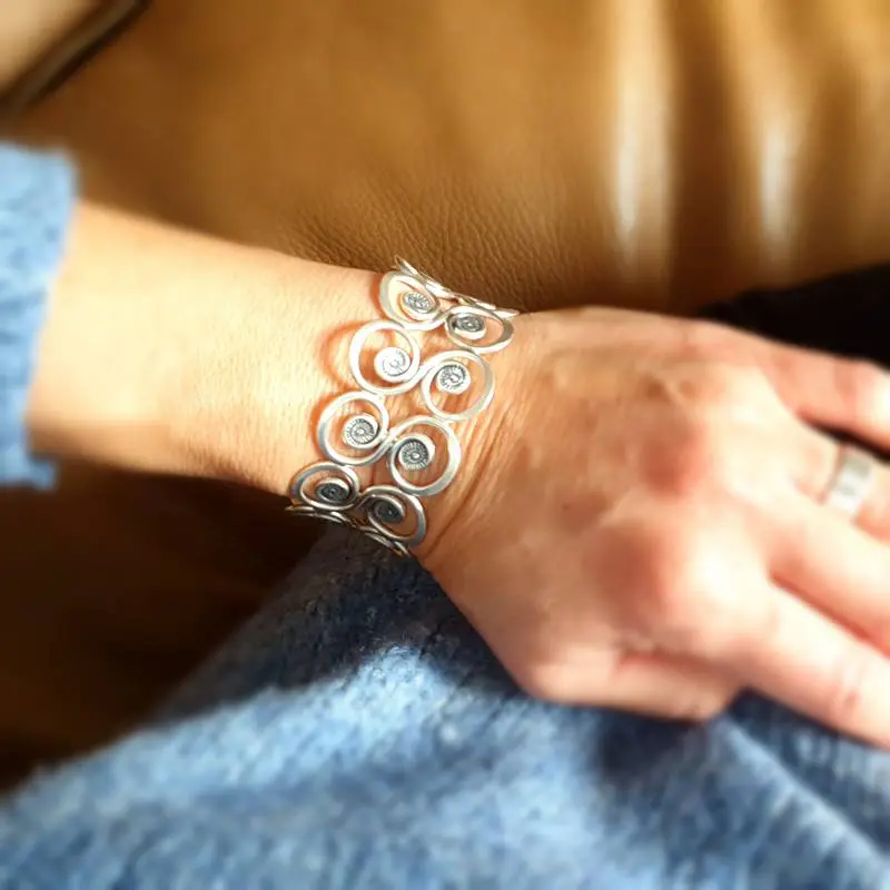THAI silver cuff bracelet