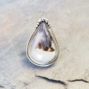 BOHÈME dendritic opal ring