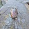 PINK Orbicular Jasper Ring