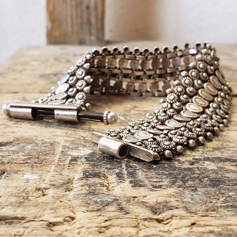 Pulsera étnica SITA de plata