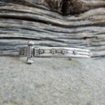 Индийский серебряный браслет-браслет