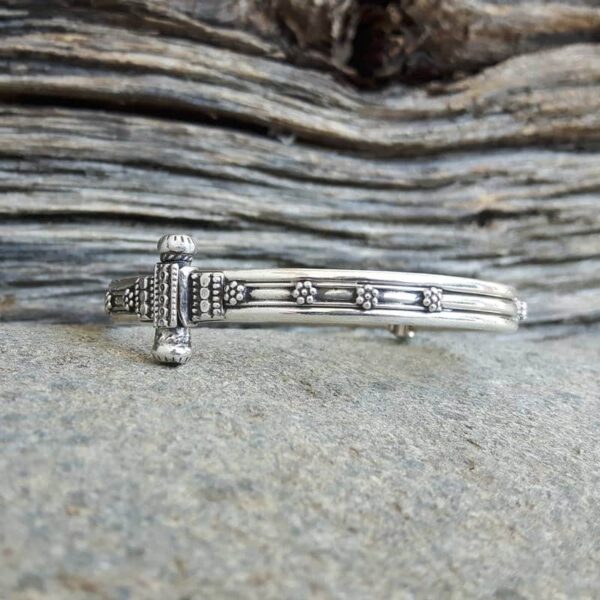 Bracelet jonc argent indien