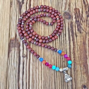 Necklace mala 7 chakras