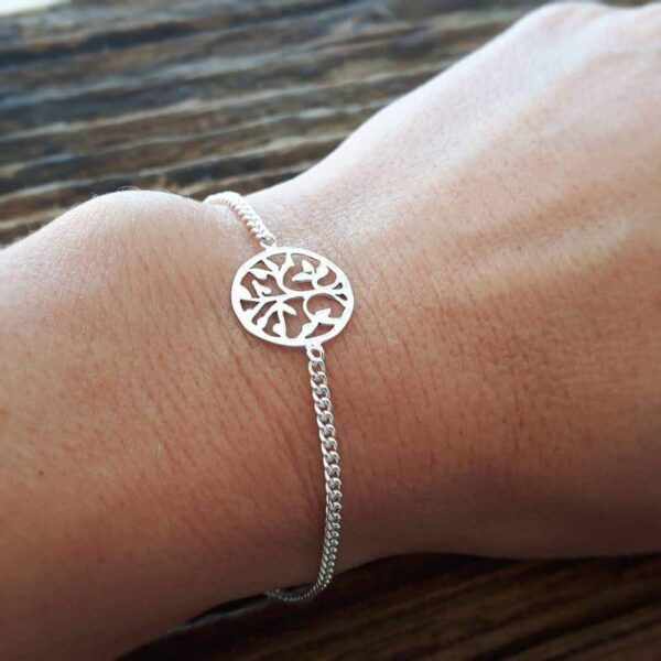 Bracelet arbre de vie en argent