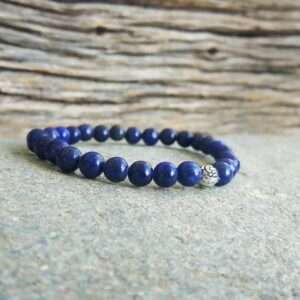 Bracelet mala en lapis lazuli