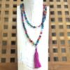 Collier mala multicolore happiness