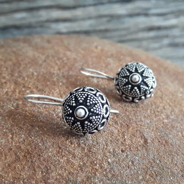 Boucles d'oreilles argent Boutons