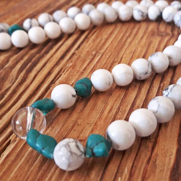 Collana ZEN howlite mala