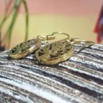 Boucles d'oreilles arbre de vie dorées