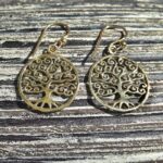 Boucles d'oreilles arbre de vie or