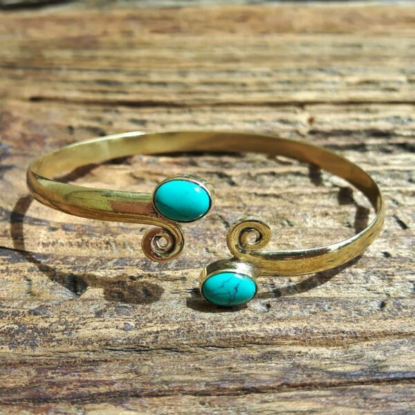 Turquoise bangle bracelet