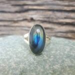 Labradorit Cabochon Ring