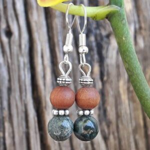 Pendientes Jasper