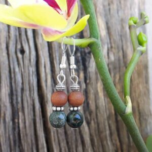 Pendientes Jasper