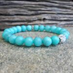 Bracciale in hemimorphite blu