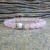 Bracciale in quarzo rosa "dolcezza"