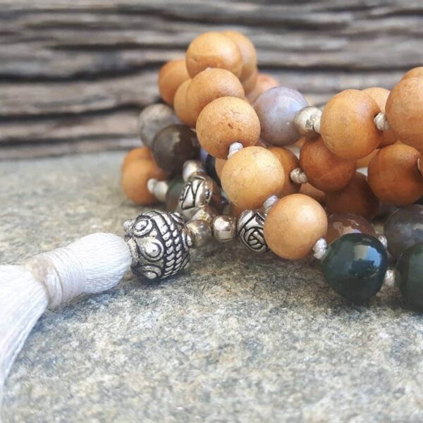 BALANCE jasper mala necklace