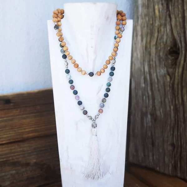 BALANCE jasper mala halsband