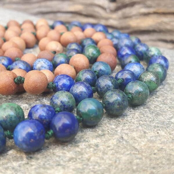 Aromaterapia lapis lazuli mala kaulakoru