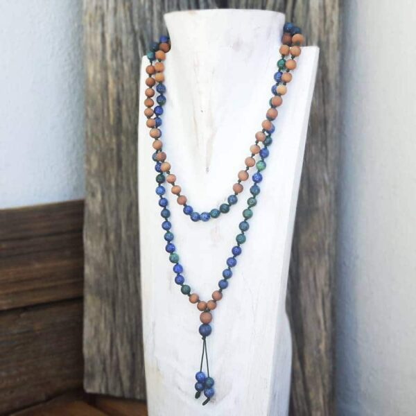 Aromaterapia lapis lazuli mala kaulakoru