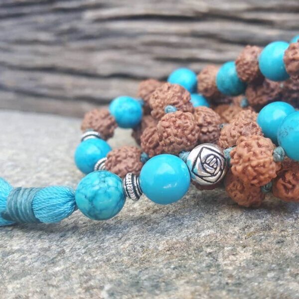 Mala turquoise Gaia