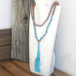 Mala turquoise Gaia