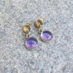 Boucles d'oreilles améthyste ELA