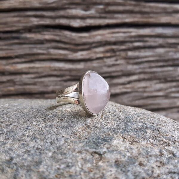 ZEN rose kvarts ring