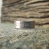 Anneau en argent gravé PAS à PAS
