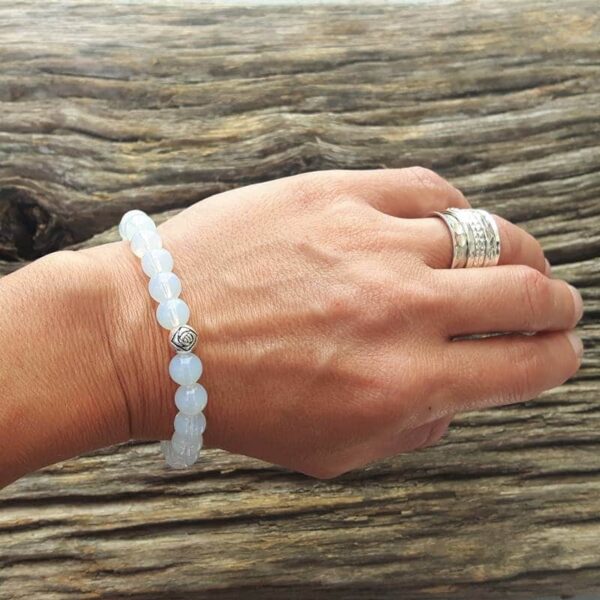 Moon pearl armband