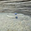 Bracelet jonc labradorite bleu