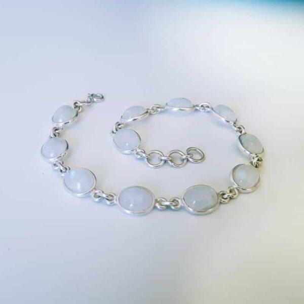 Bracelet en pierre de lune naturelle