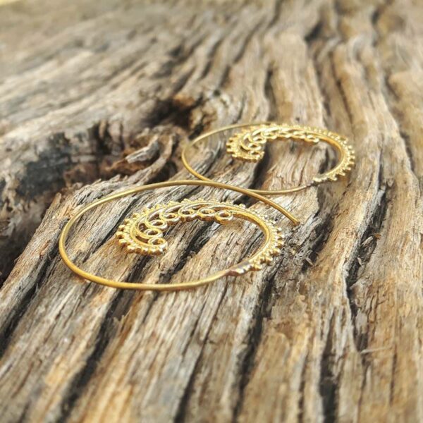 SOLEIL spiral earrings