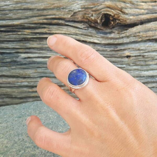 Bague lapis lazuli AMAYA
