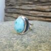 Bague larimar argent ajustable