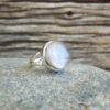 Rose quartz ring AMAYA