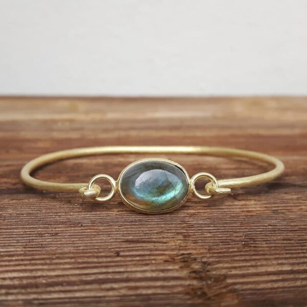 MIA Golden Labradorite Bangle