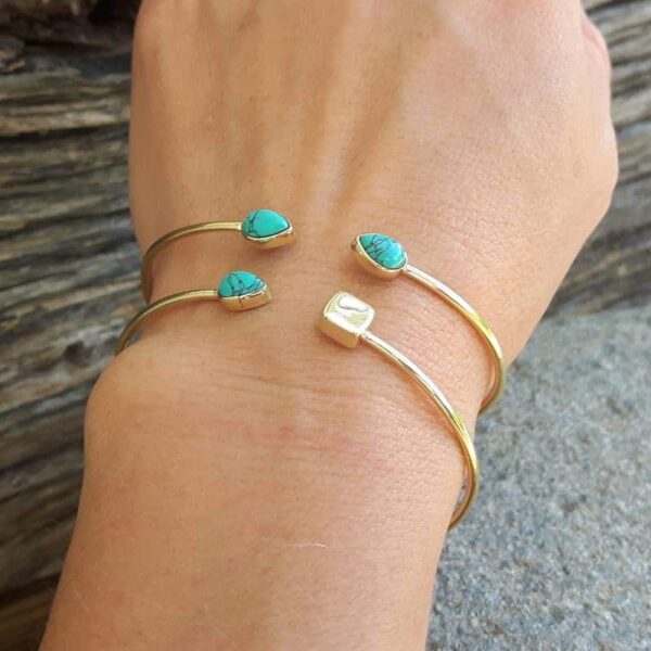 Turquoise oppe Bangle