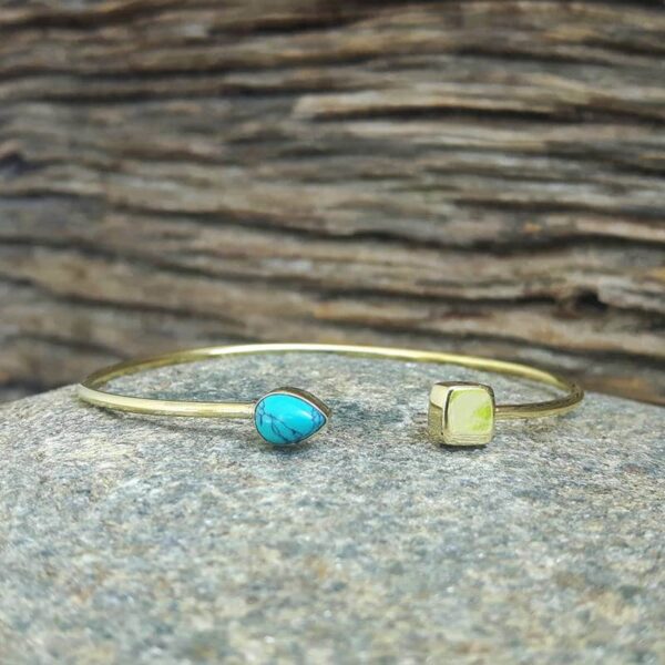 Turquoise oppe Bangle