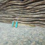 Jonc ouvert turquoise or GEO