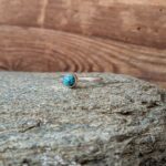 Bague fine turquoise argent 925