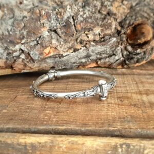 Indian silver bangle bracelet