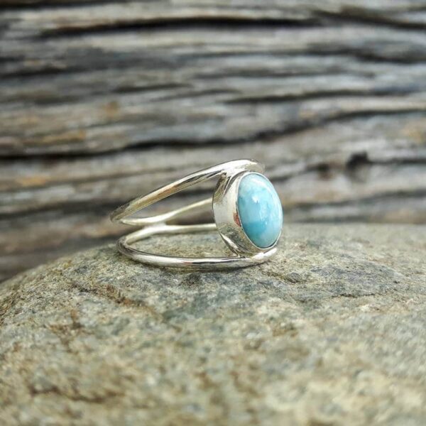 Feiner Ring in Larimar