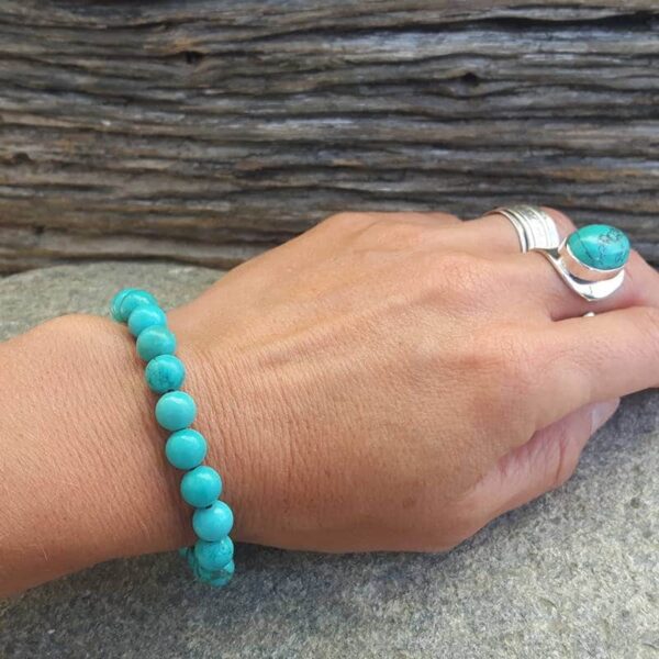 Turquoise mala bracelet SAGESSE