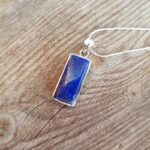 Pendentif lapis lazuli argent HARMONIE