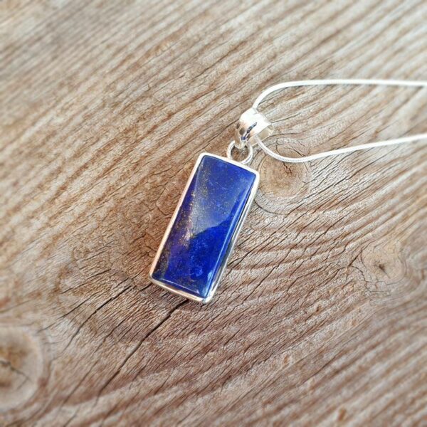 Pendentif lapis lazuli argent HARMONIE