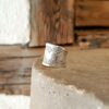 Adjustable silver ring