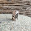 Bague ajustable en argent HYPNO