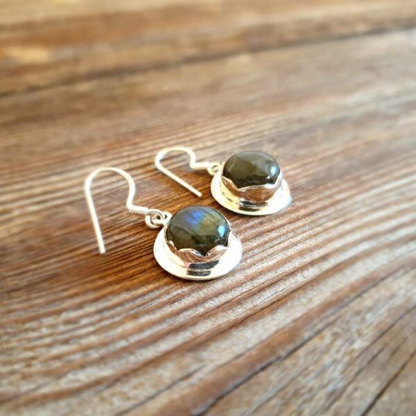 Boucles d'oreilles labradorite PROTECTION