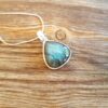 Pendentif en labradorite goutte